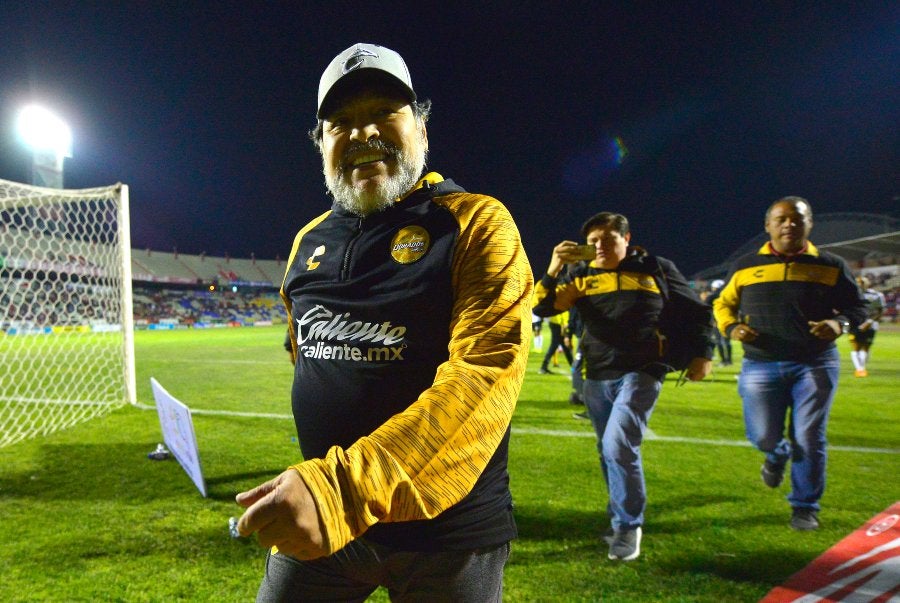 Diego Armando Maradona como técnico de Dorados