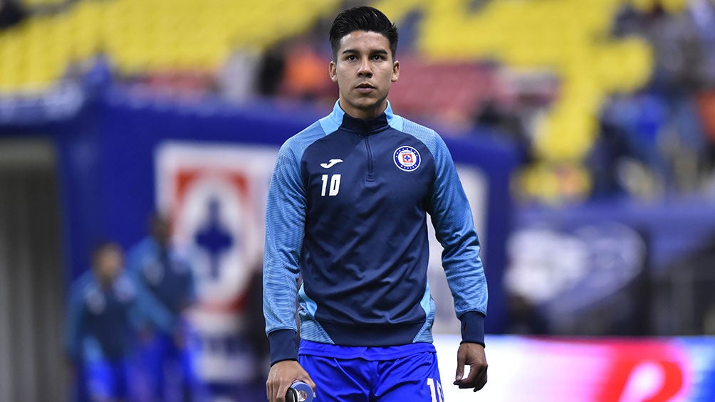 Pol Fernández previo a un partido con Cruz Azul