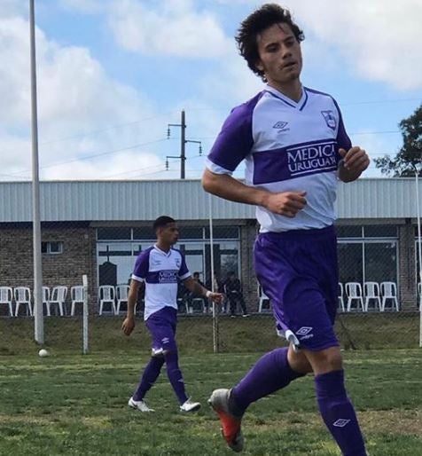 Diego Lugano, en su etapa como jugador del Defensor Sporting  