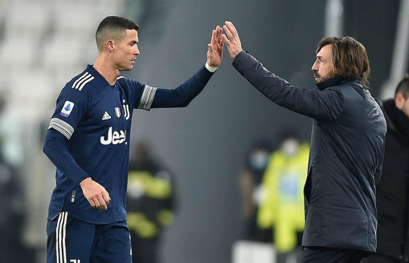 Cristiano Ronaldo en partido con Juventus