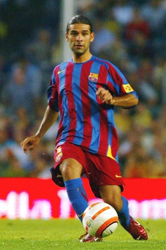 Rafael Márquez con el Barcelona 