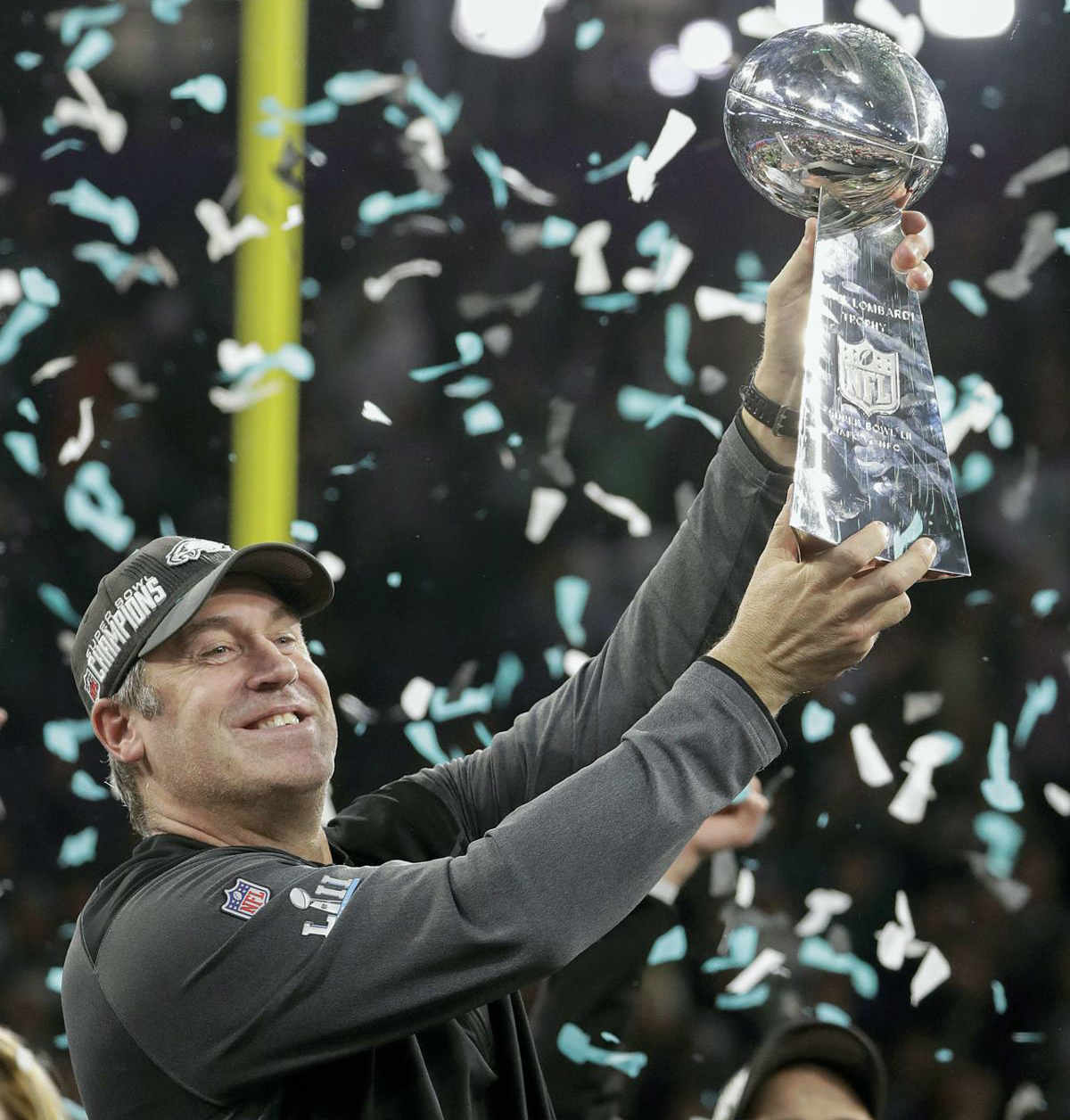 Pederson con el Vince Lombardi