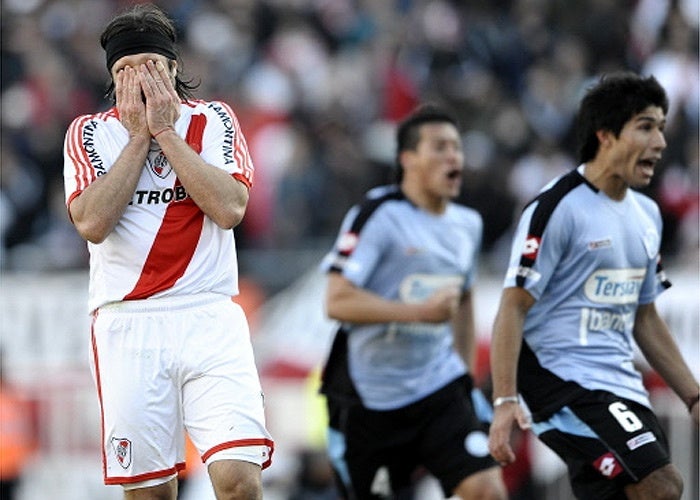 Pavone en lamento en el descenso de River Plate