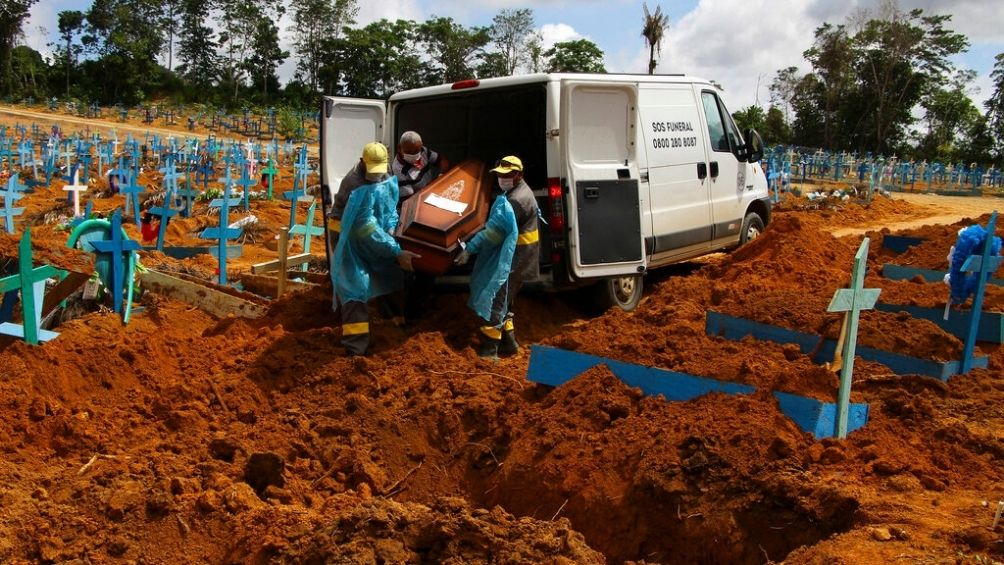 En Brasil siguen en aumento las muertes por Covid-19