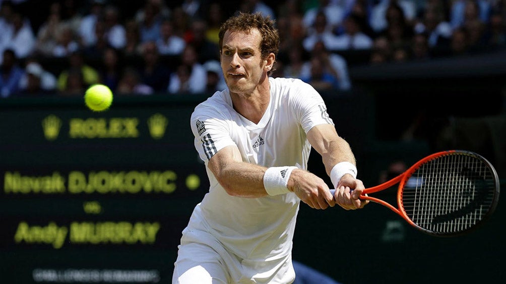 Andy Murray durante un partido de Grand Slam