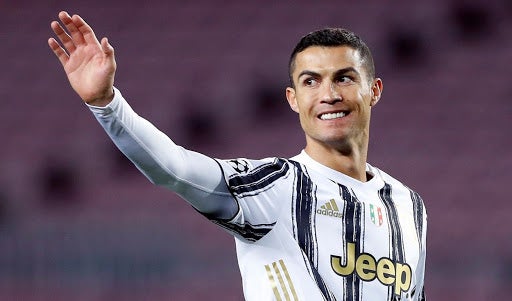 Cristiano Ronaldo en un partido con la Juventus 