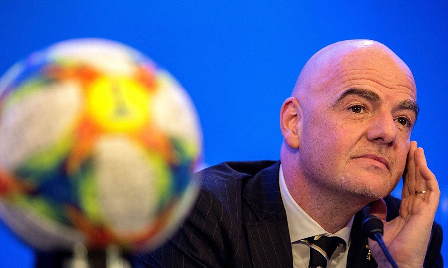 Gianni Infantino en evento de FIFA