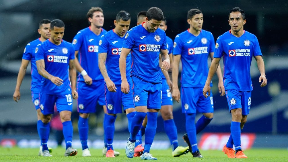 Jugadores de Cruz Azul tras caer vs Puebla