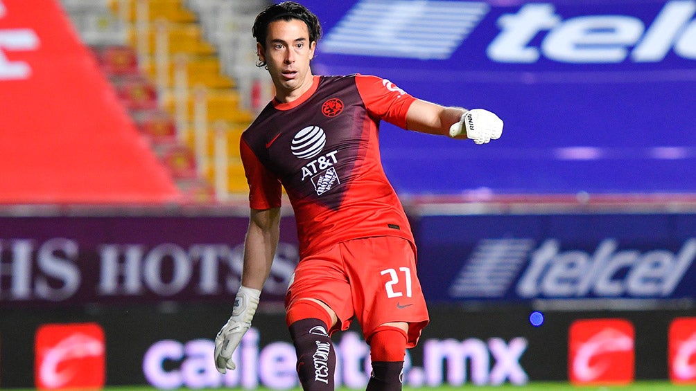 Jiménez, en un partido del América