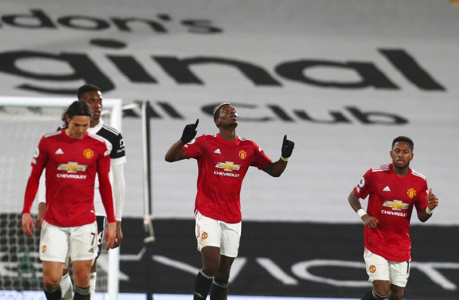 Paul Pogba celebrando el gol de la remontada