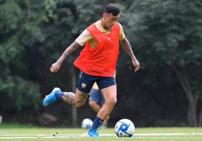 Martín Rodríguez en entrenamiento