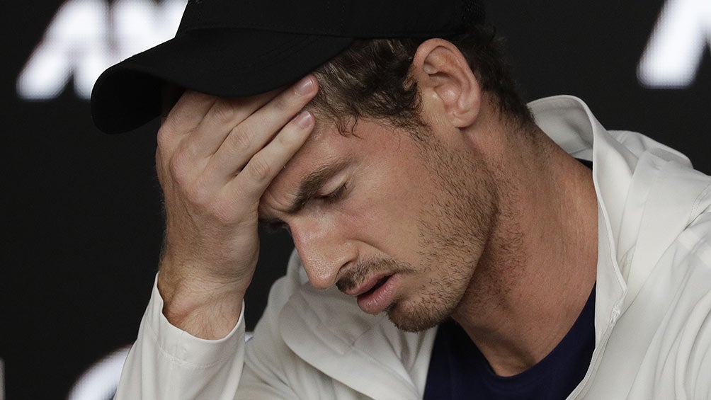 Andy Murray tras una derrota