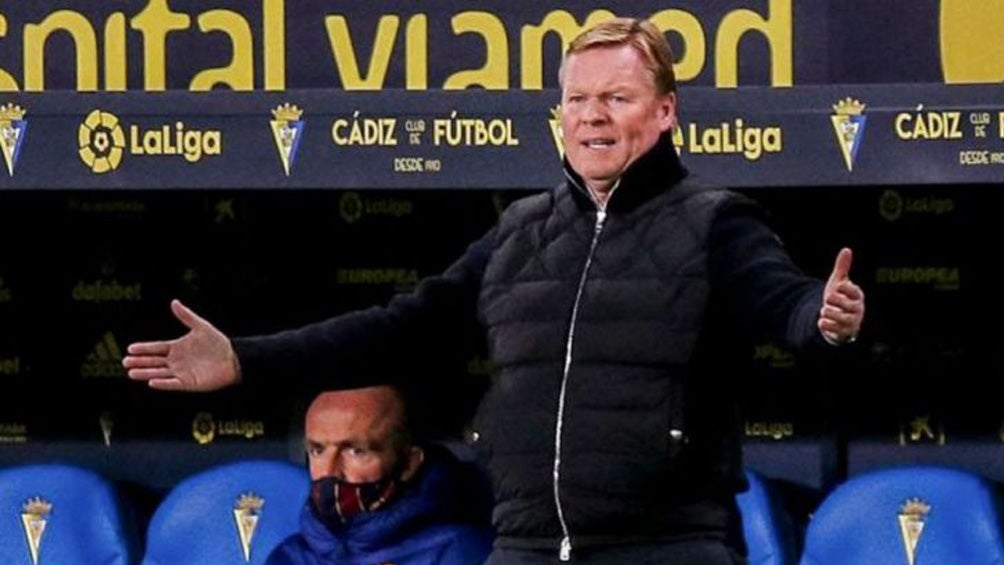 Ronald Koeman, técnico del Barcelona