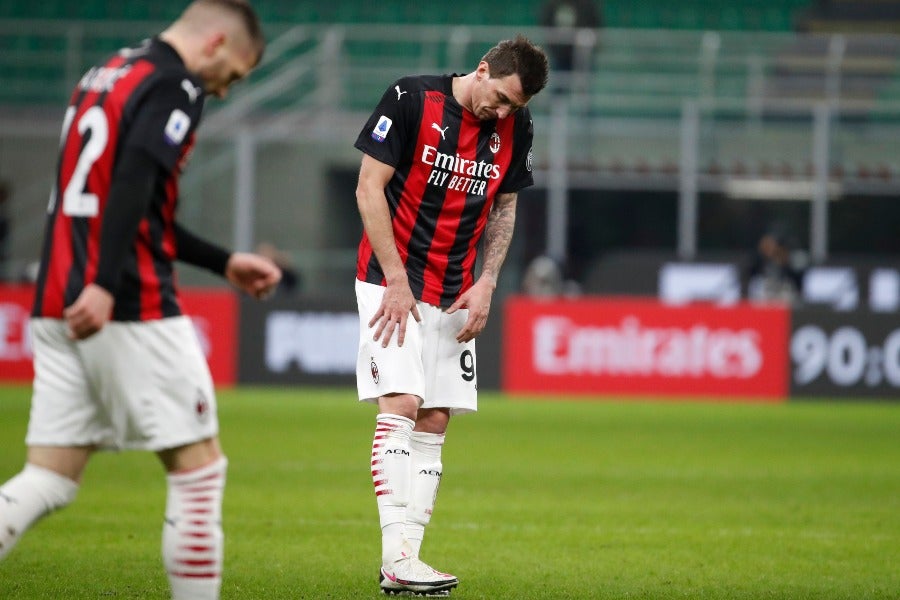 Mario Mandzukic tras caer ante el Atalanta