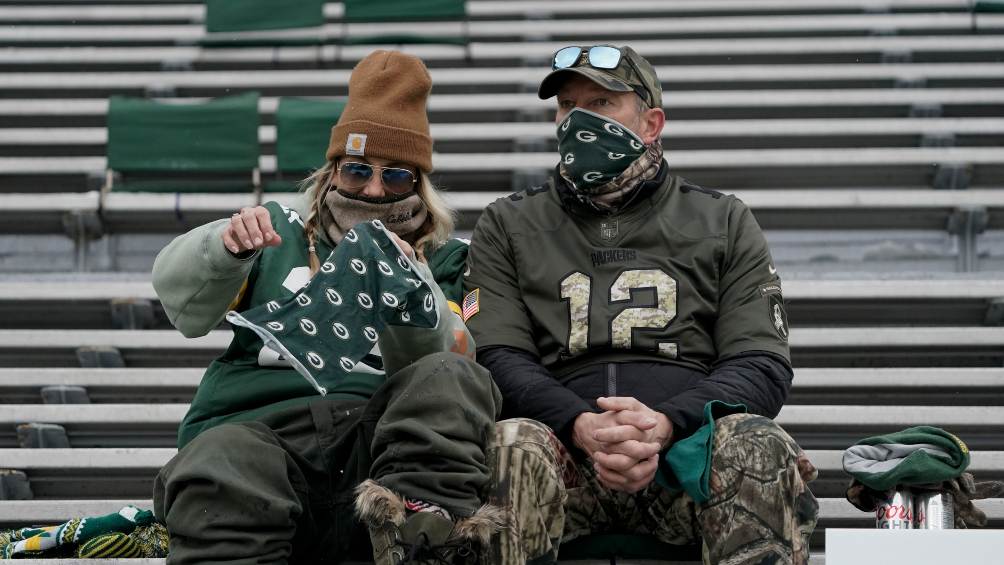 Afición en Lambeau Field para el juego de campeonato de la NFC