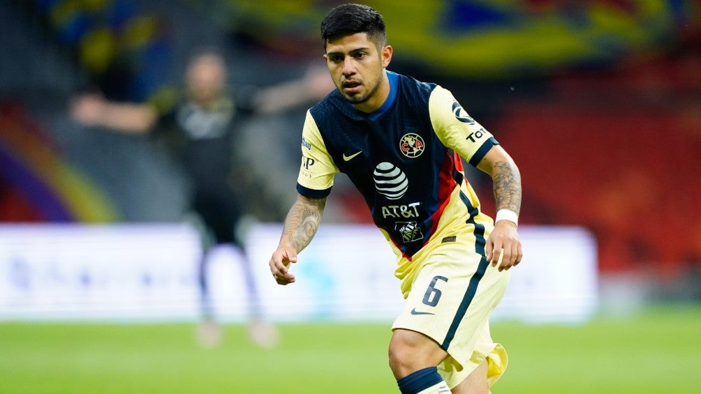 Diaz, en un partido del América