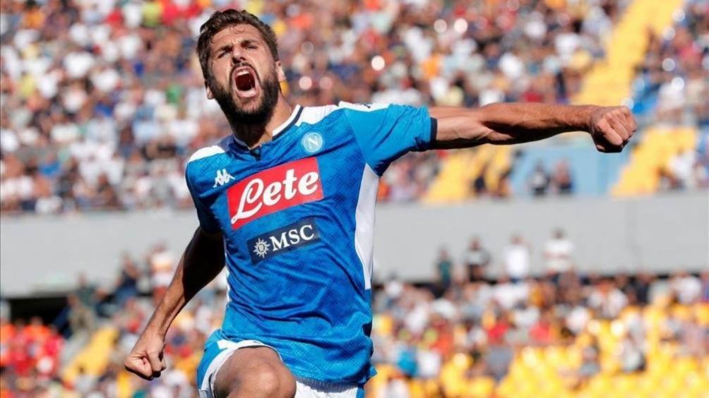 Fernando Llorente como jugador del Napoli