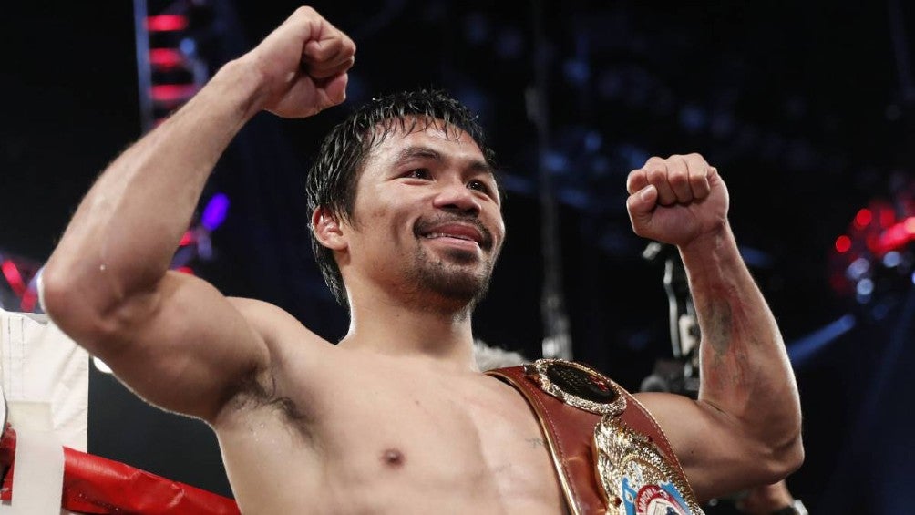 Manny Pacquiao durante una pelea