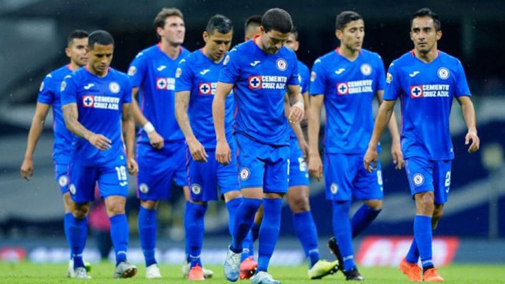 Jugadores de Cruz Azul tras caer vs Puebla