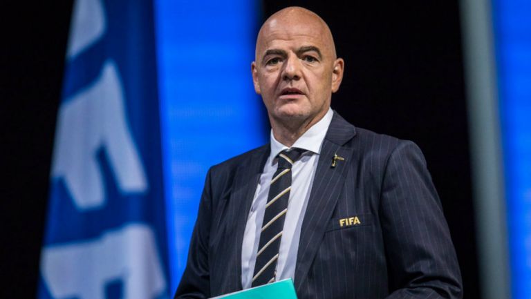 Gianni Infantino en presentación