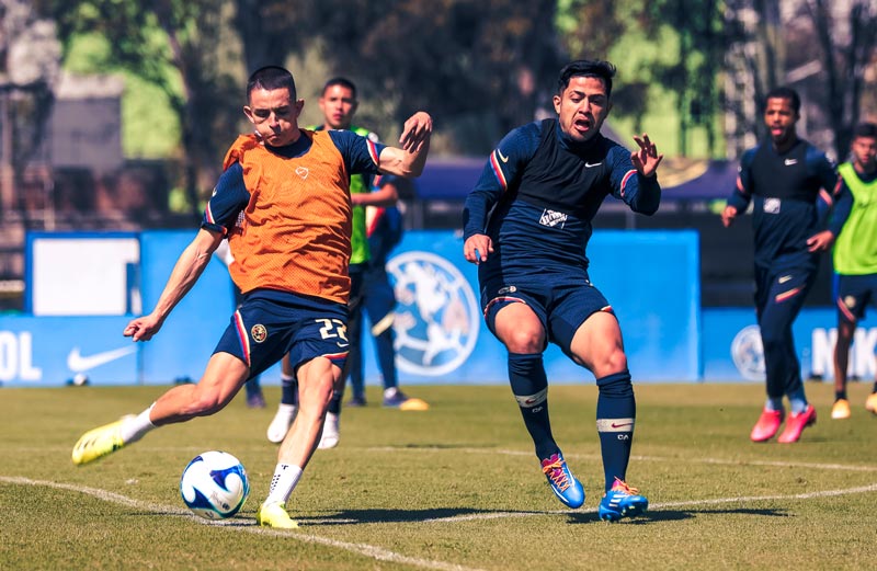 El español en su primer entrenamiento con las Águilas