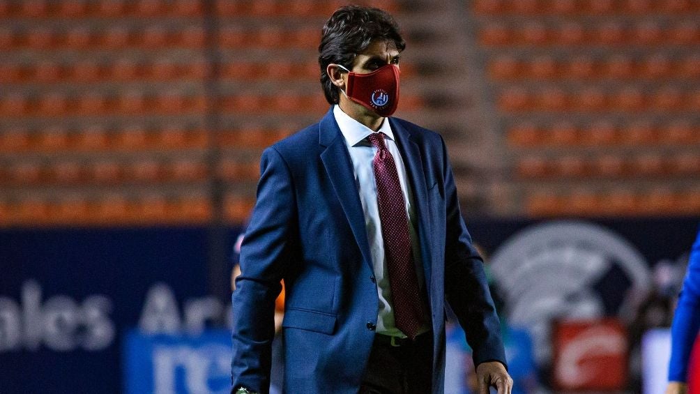 Leonel Rocco en el partido vs Xolos 