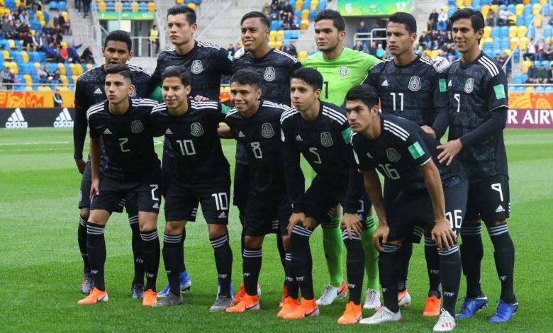 Selección Mexicana antes de un partido