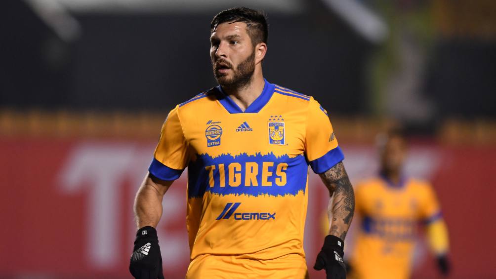 Gignac en partido con Tigres