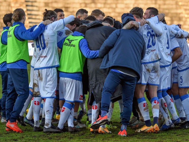 Jugadores del Novara de la Serie C