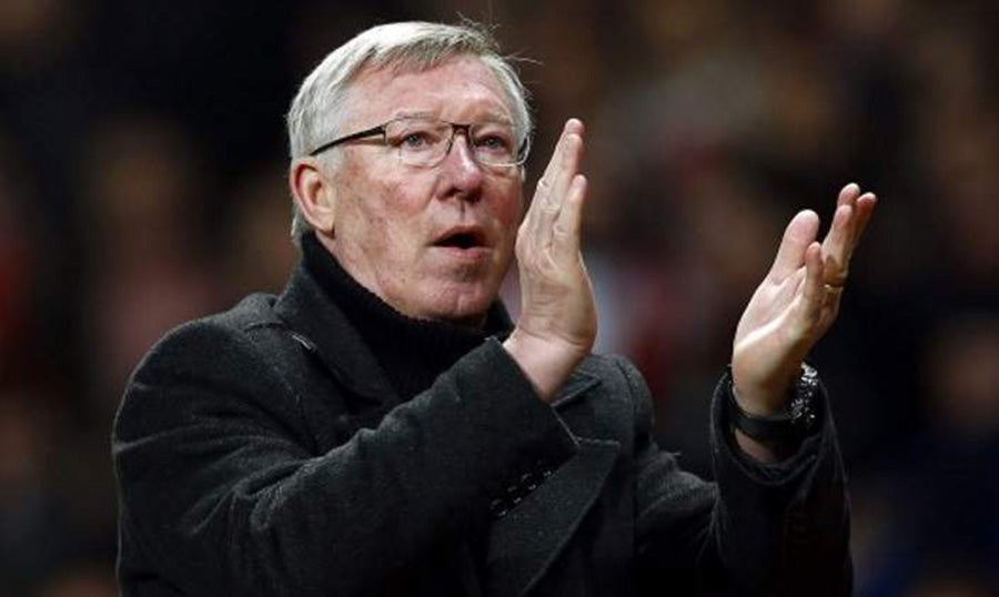 Alex Ferguson, en juego del Manchester United