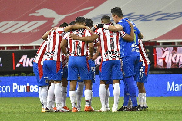 Jugadores del Rebaño previo al partido vs Juárez