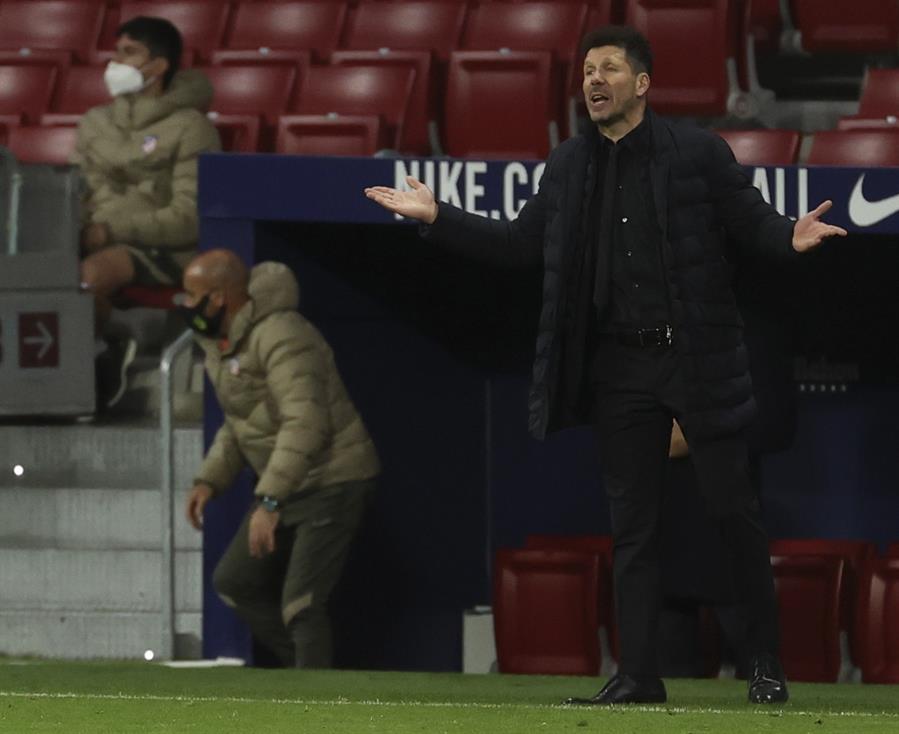 Diego Simeone, entrenador del Atlético de Madrid