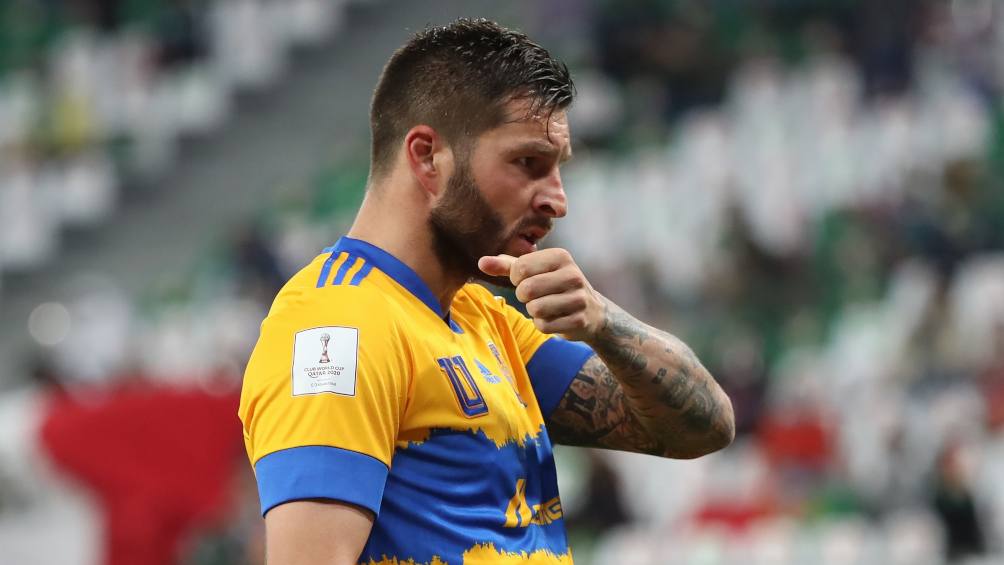 Gignac en partido con Tigres