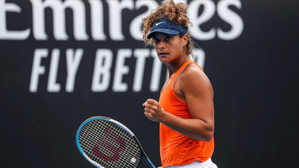 Mayar Sherif en el Australian Open 2021