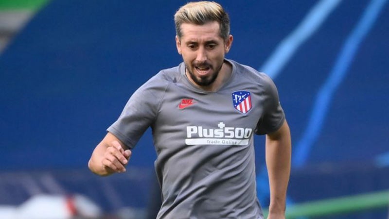 Héctor Herrera previo a un encuentro con el Atlético 