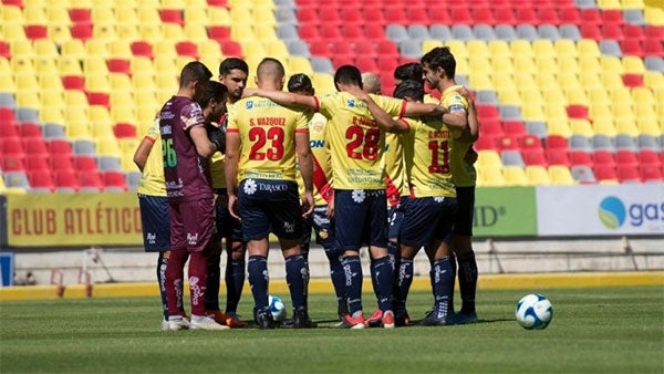 Integrantes de Morelia previo al juego vs Correcaminos