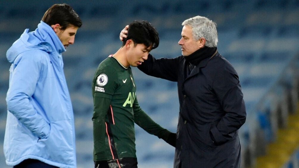 Mourinho en el partido vs el City 