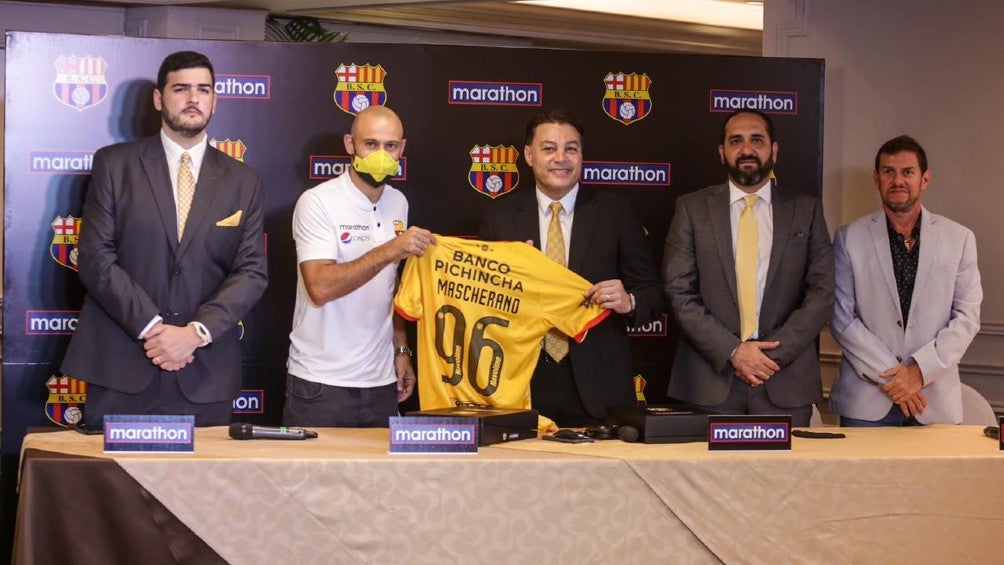 Javier Mascherano: Llegó para la 'Noche Amarilla' del Barcelona de Guayaquil