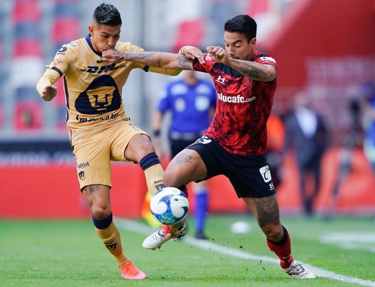 Acciones entre Toluca y Pumas