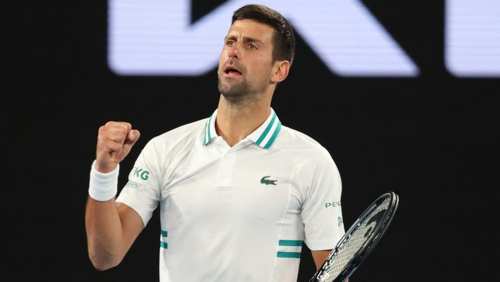 Novak Djokovic tras derrotar a Milos Raonic