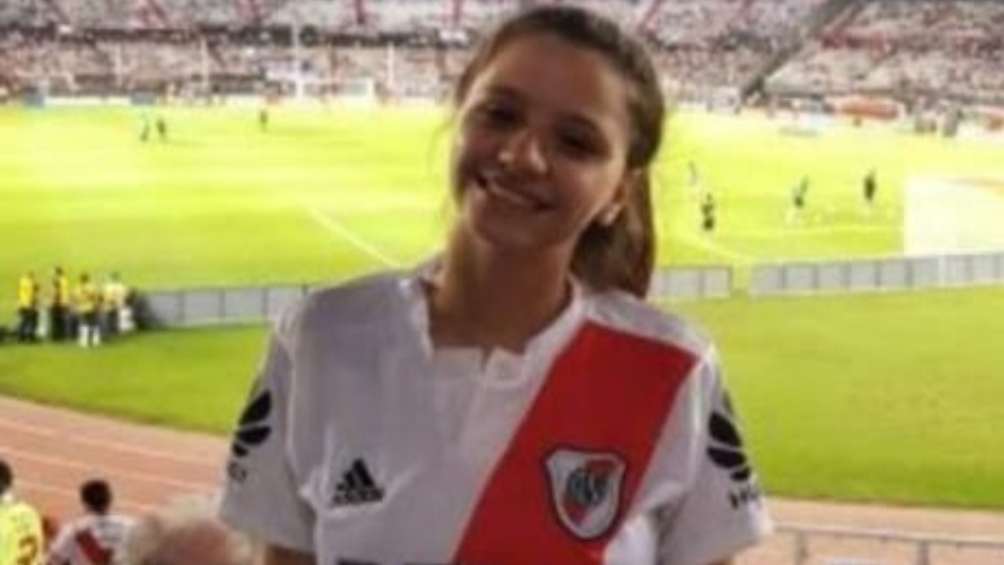 Úrsula en partido del River Plate