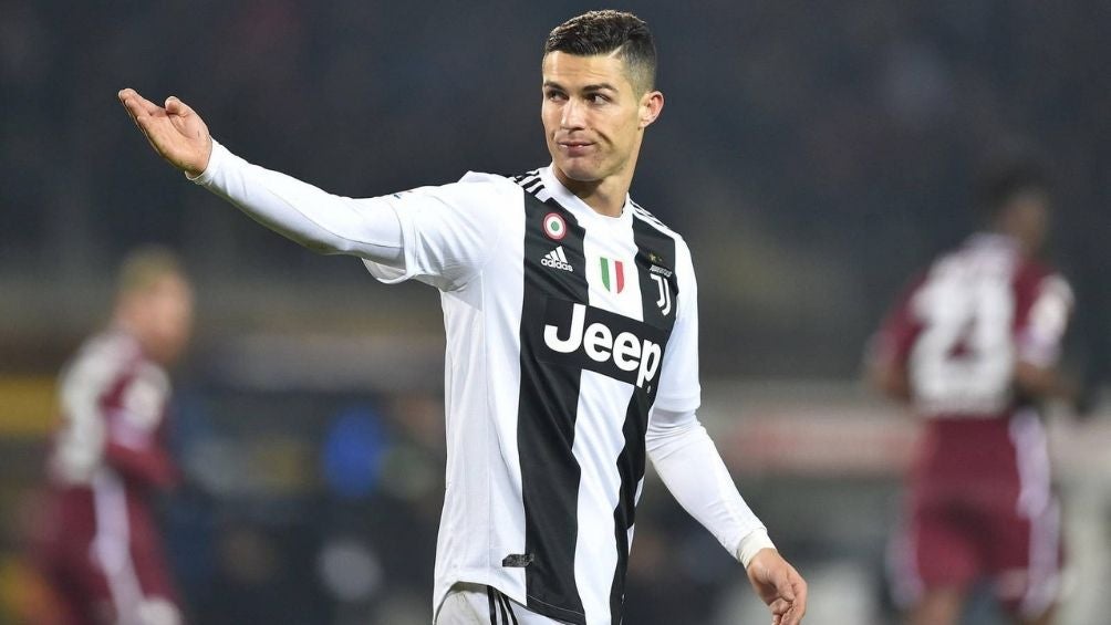 Cristiano Ronaldo en un partido con la Juventus