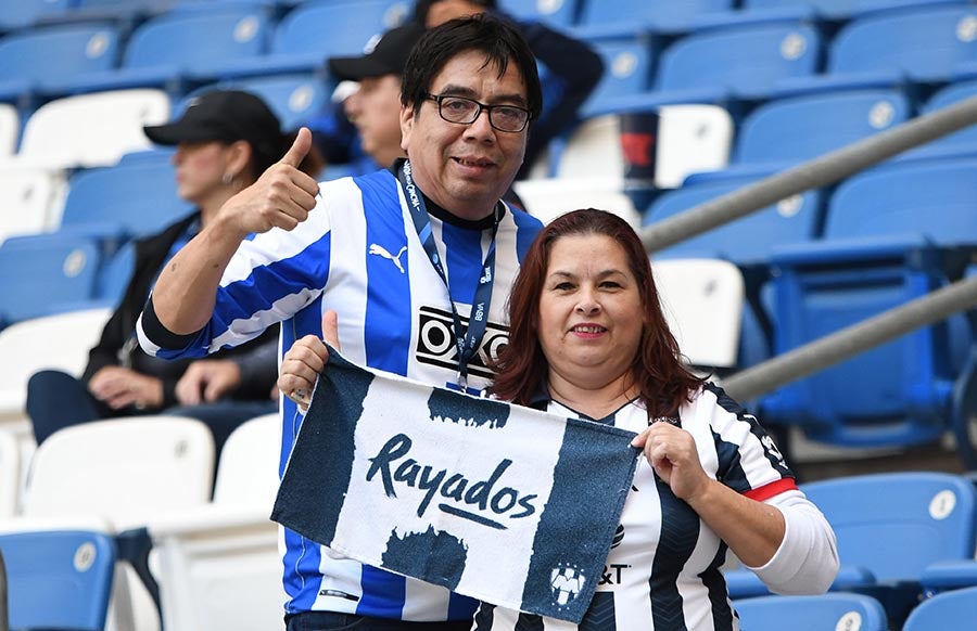 Seguidores de Rayados en el BBVA