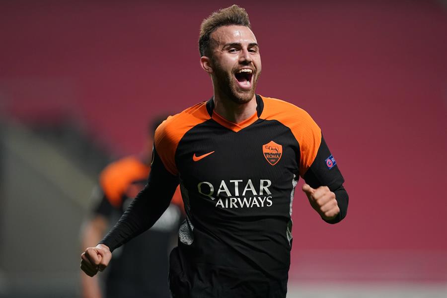 Borja Mayoral celebra go frente al Braga