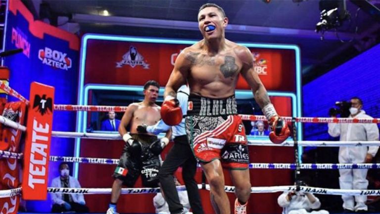 Miguel Berchelt tras una pelea