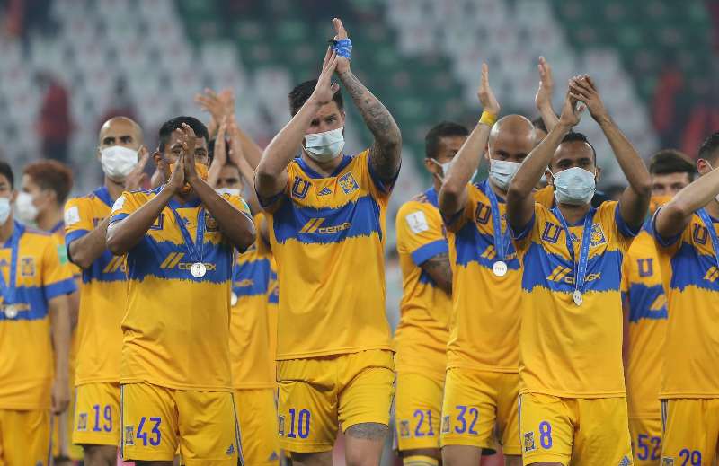 Tigres en festejo del Mundial de Clubes