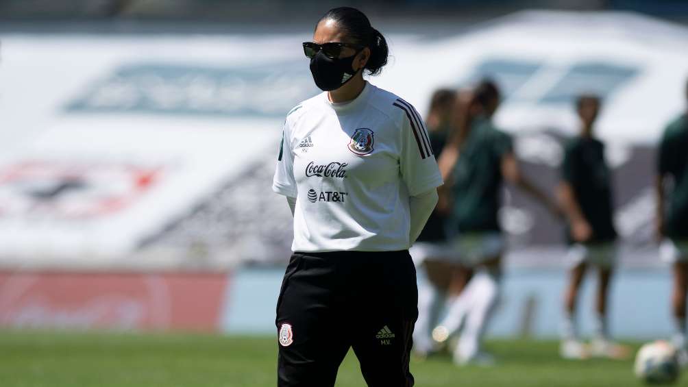 Monica Vergara en entrenamiento