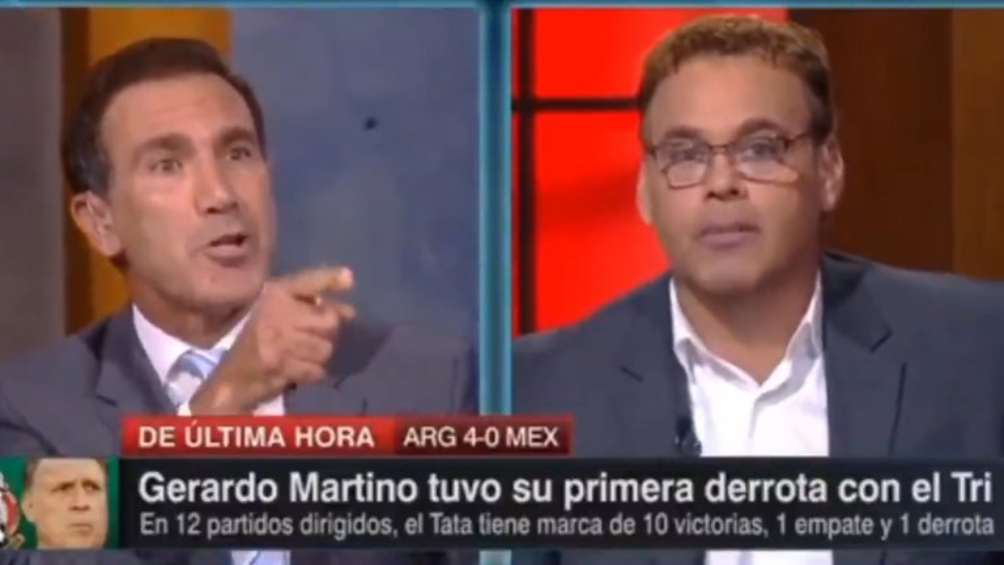 De Anda y Faitelson en el programa Futbol Picante