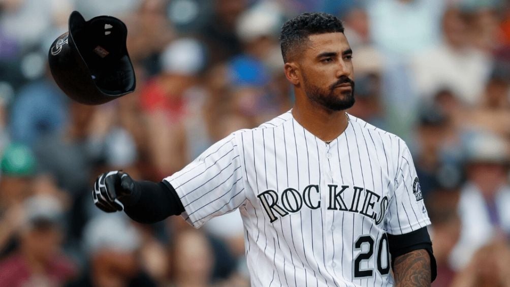 Ian Desmond en un juego con Colorado 