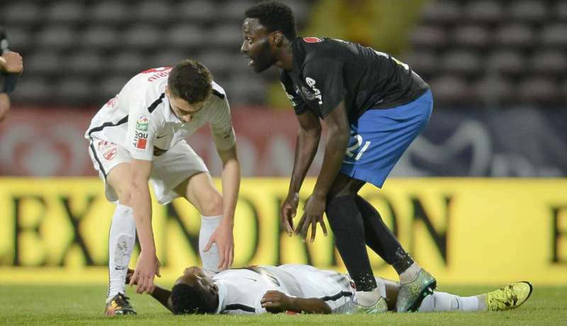 Patrick Ekeng en la cancha